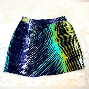 LOFT Palm Leaf Short Skirt | Size 4